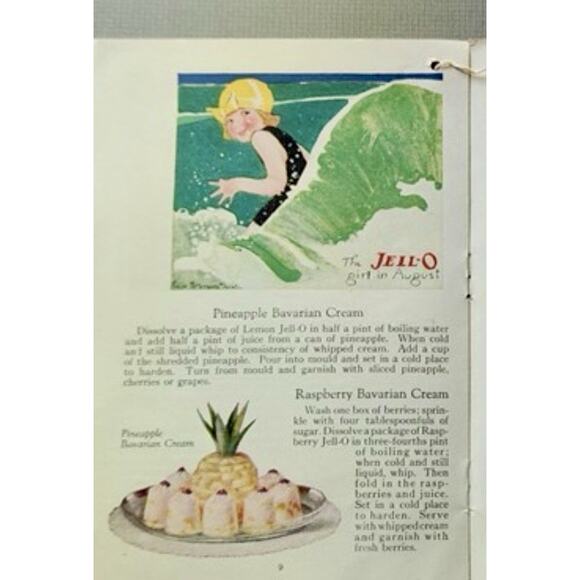 ANTIQUE 1912-1924 LOT of "JELL-O" Advertising RecipeBooklets By Maxfield Parrish - Picture 9 of 9